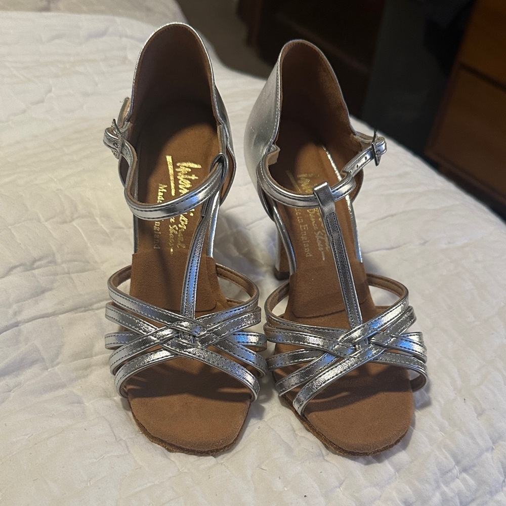 International dance shoes. US 6.5. Worn ONCE!